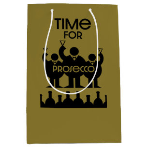 Prosecco Weintrinker Mittlere Geschenktüte