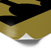 Prosecco Weintrinker Poster (Ecke)