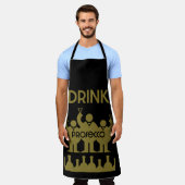 Prosecco Weintrinker Schürze (Getragen)