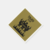 Prosecco Weintrinker Serviette (Ecke)