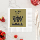 Prosecco Weintrinker Serviette (Beispiel)