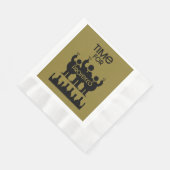 Prosecco Weintrinker Serviette (Ecke)