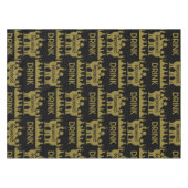 Prosecco Weintrinker Tischdecke (Vorderseite (Horizontal))