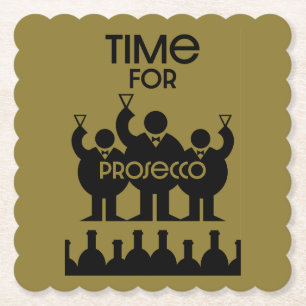 Prosecco Weintrinker Untersetzer