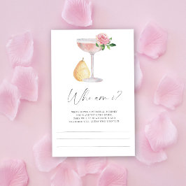 Prosecco - Wer bin ich Brautparty Briefpapier