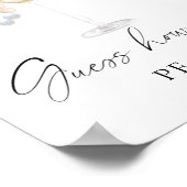 Prosecco - Wie viele PEARLS Brautparty-Spiele Poster (Ecke)