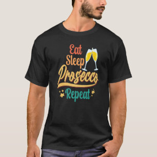 Prosecco Wine Champagne Cocktails Rose Flasche Ita T-Shirt