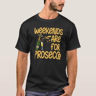 Prosecco Wine Champagne Cocktails Rose Flasche Ita T-Shirt