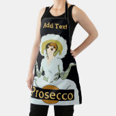 Prosecco Wine Design Hinzufügen von Text, Schürze (InSitu)