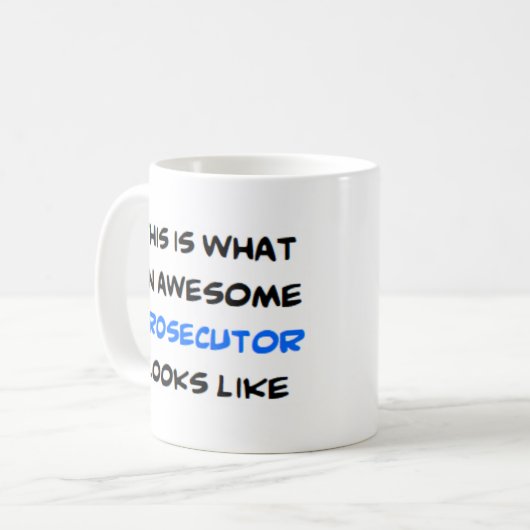 prosecutor, awesome kaffeetasse (Vorderseite Links)