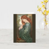 Proserpine by Dante Gabriel Rossetti Karte (Gelbe Blume)