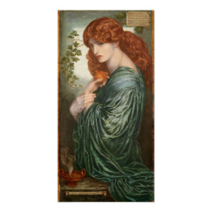 Proserpine Dante Gabriel Rossetti glatt Poster