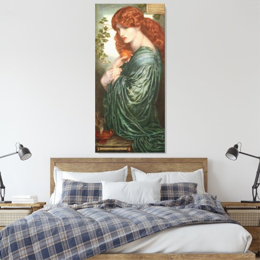 Proserpine Dante Gabriel Rossetti Leinwanddruck (Insitu (Schlafzimmer))
