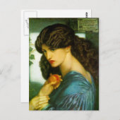 Proserpine - Dante Gabriel Rossetti Postkarte (Vorne/Hinten)