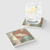 Proserpine durch Dante Gabriel Rossetti Steinuntersetzer (Seitenansicht)