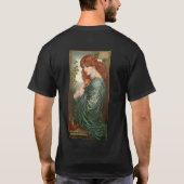 Proserpine durch Dante Gabriel Rossetti T-Shirt (Rückseite)