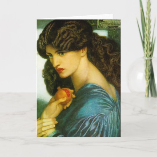 Proserpine Grußkarte Karte (Vorderseite)