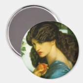 Proserpine Magnet von Dante Gabriel Rossetti (Vorderseite/Rückseite)