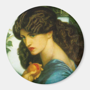 Proserpine Magnet von Dante Gabriel Rossetti