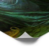 Proserpine Poster von Dante Gabriel Rossetti (Ecke)