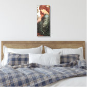 Proserpine Pre-Raphaelite Frauen Leinwanddruck (Insitu (Schlafzimmer))