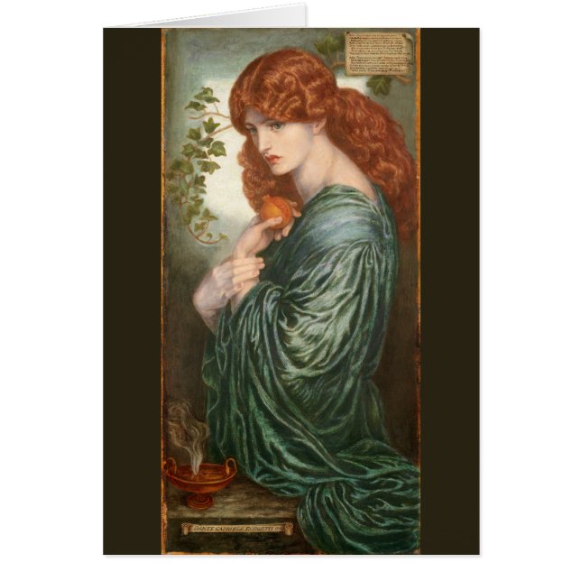 Proserpine von Dante Gabriel Rossetti (Vorne)