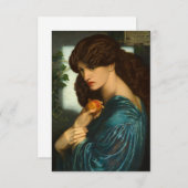 Proserpine von Dante Gabriel Rossetti Dankeskarte (Vorne/Hinten)
