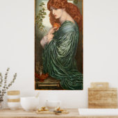 Proserpine von Dante Gabriel Rossetti Poster (Küche)