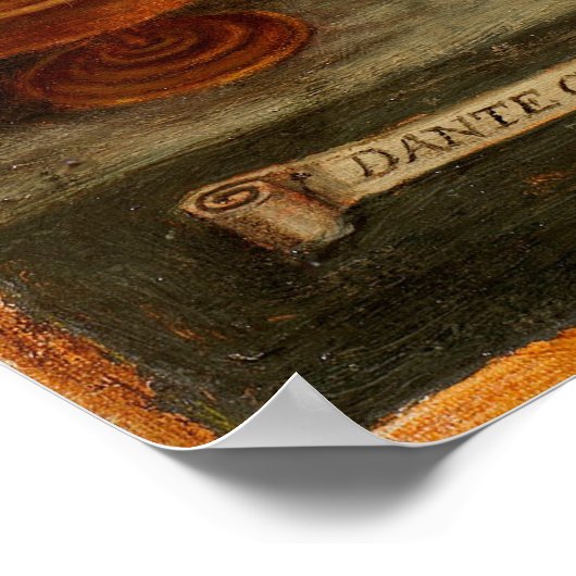 Proserpine von Dante Gabriel Rossetti Poster (Ecke)