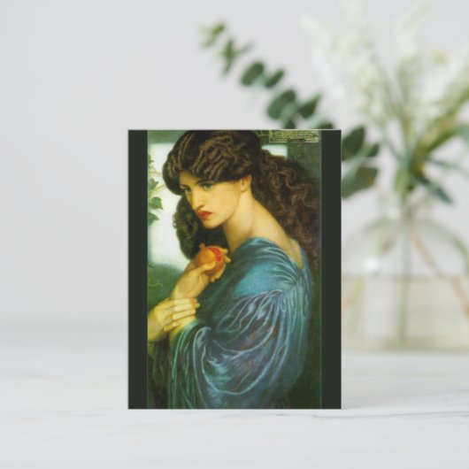 Proserpine von Dante Gabriel Rossetti Postkarte (Stehend Vorderseite)