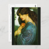 Proserpine von Dante Gabriel Rossetti Postkarte (Vorne/Hinten)