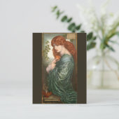 Proserpine von Dante Gabriel Rossetti Postkarte (Stehend Vorderseite)