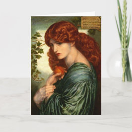 Proserpine von Rossetti Grußkarte Karte