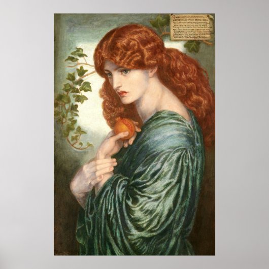 Proserpine von Rossetti Poster (Vorne)