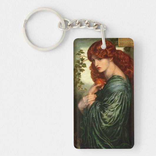 Proserpine von Rossetti Schlüsselanhänger (Vorderseite)