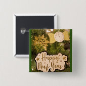 PROSIT NEUJAHR BUTTON (Vorne & Hinten)