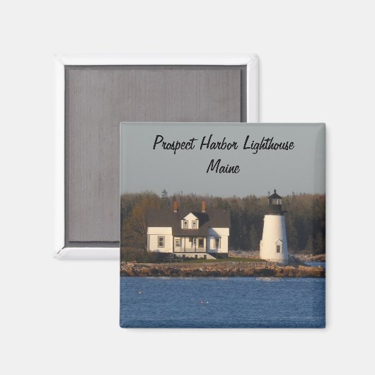 Prospect Harbor Lighthouse - Maine Magnet (Vorderseite/Rückseite)
