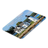 Prospect Harbour Lighthouse, Maine Foto Magnet (Linke Seite)