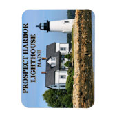 Prospect Harbour Lighthouse, Maine Foto Magnet (Vertikal)