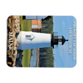 Prospect Harbour Lighthouse, Maine Foto Magnet (Horizontal)