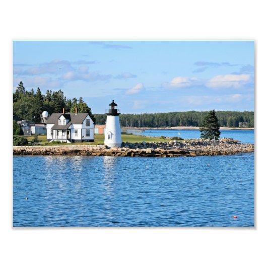 Prospect Harbour Lighthouse, Maine Fotodruck (Vorne)