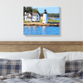 Prospect Harbour Lighthouse, Maine Leinwanddruck (Insitu (Schlafzimmer))