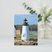 Prospect Harbour Lighthouse, Maine Postcard Postkarte (Stehend Vorderseite)