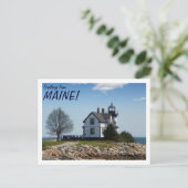 Prospect Harbour Lighthouse Postkarte (Stehend Vorderseite)