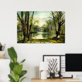 Prospect Park, Brooklyn NY, 1908 Vintag Poster (Heimbüro)