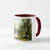 Prospect Park, Brooklyn NY, 1908 Vintag Tasse (VorderseiteRechts)
