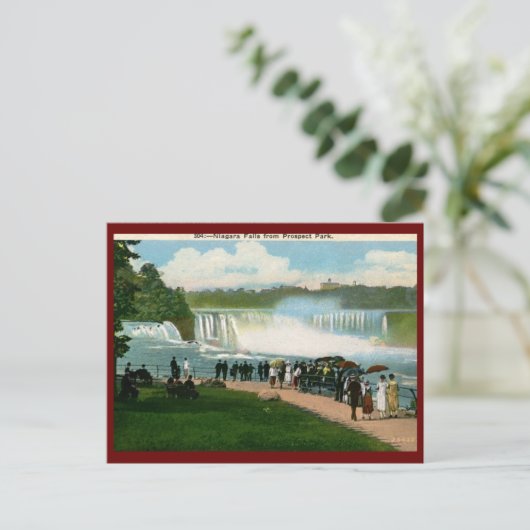 Prospect Park, Niagara Falls Vintag Postkarte (Stehend Vorderseite)