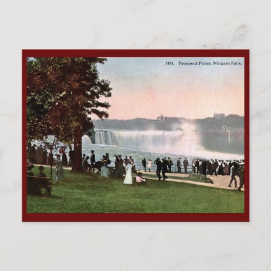 Prospect Point, Niagara Falls 1909 Vintag Postkarte (Vorderseite)