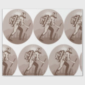 Prospector Miner Wandern Geschenkpapier (Flach)