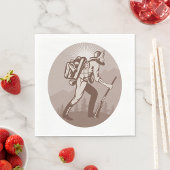 Prospector Miner Wandern Serviette